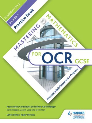 cover image of Mastering Mathematics OCR GCSE Practice Book: Foundation 2/Higher 1